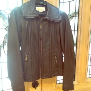 Buttery soft Leather Jacket by Michael Kors